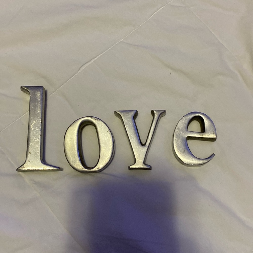 Metal Love letters